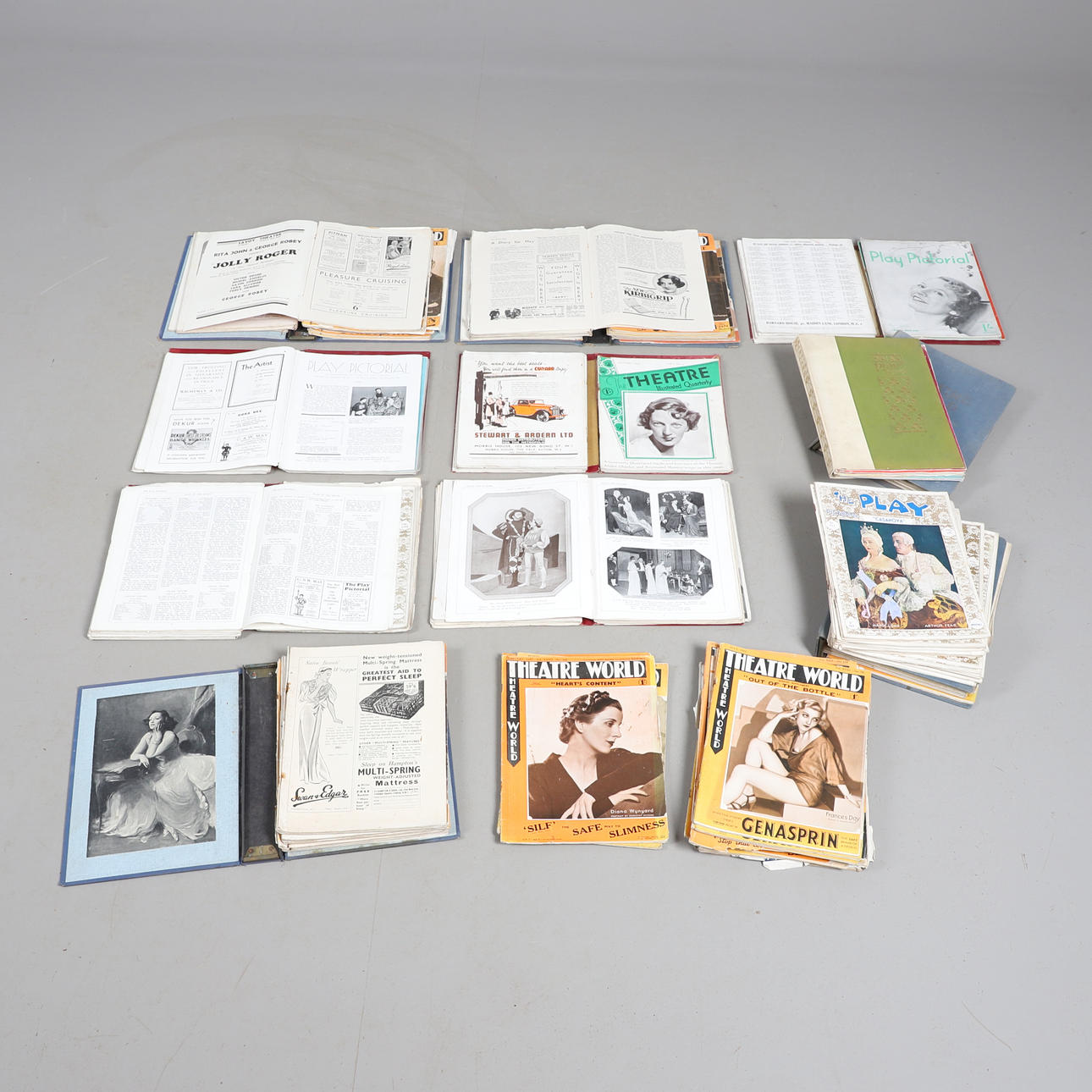 VINTAGE THEATRE MAGAZINES.