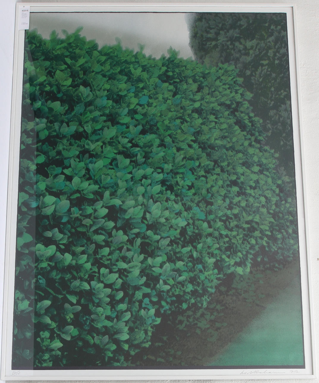 IVOR ABRAHAMS. Färgserigrafi. Signerad -77 och numrerad 86/100.