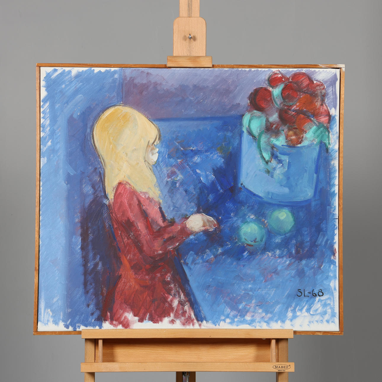 SVEN LIGNELL. OIL ON CANVAS, signed and dated -68.