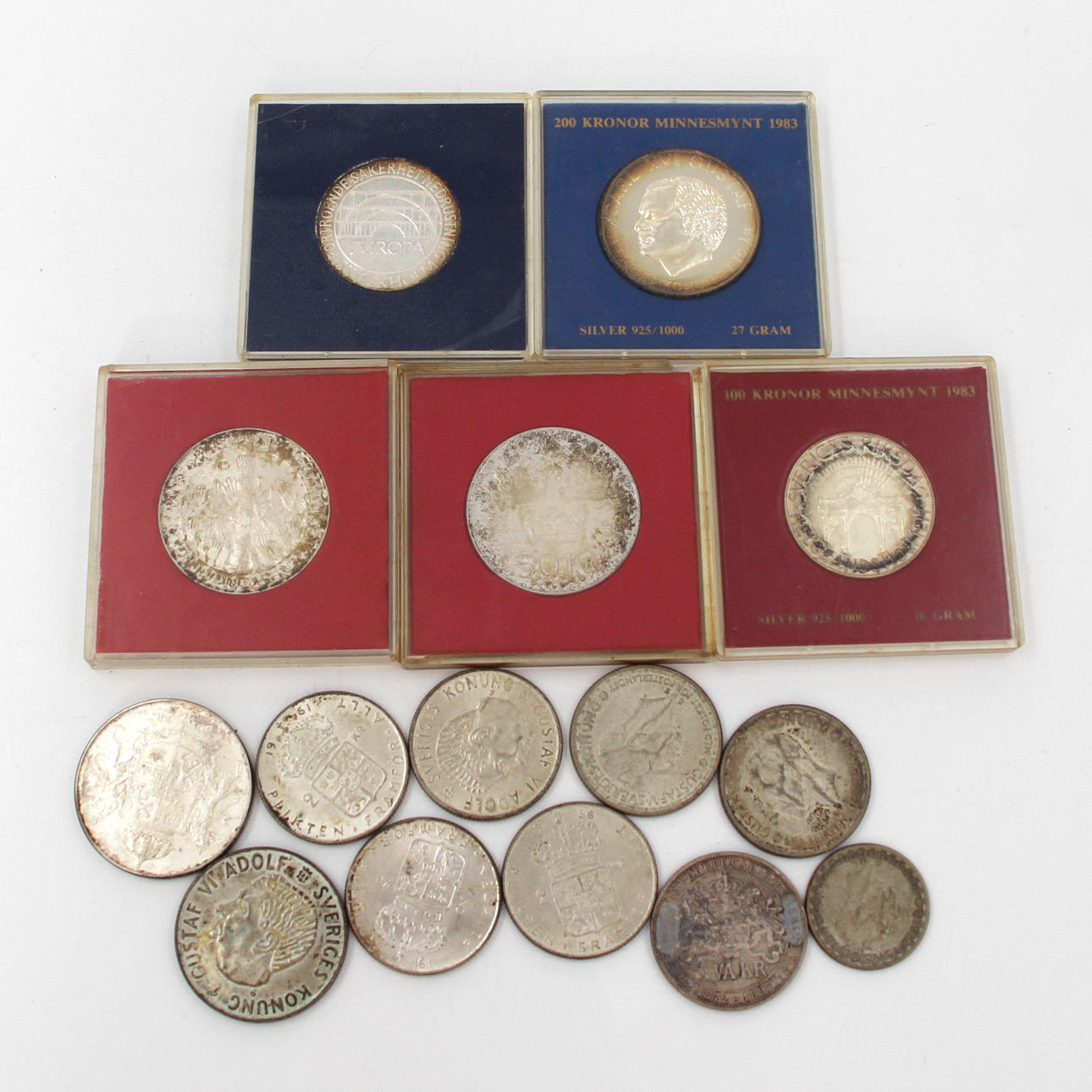 SILBERMÜNZE, SCHWEDEN.