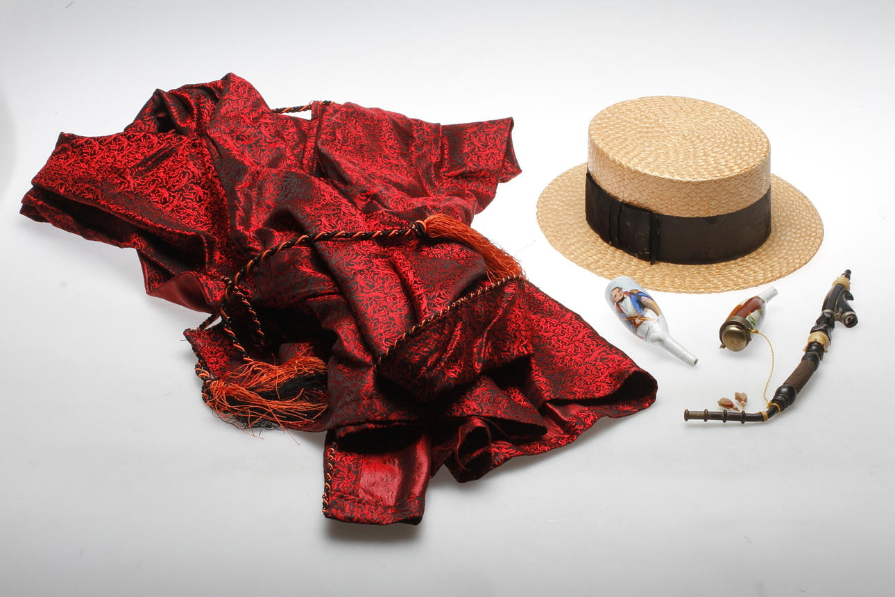 RÖKROCK, STRÅHATT samt PIPDELAR, 18/1900-tal.