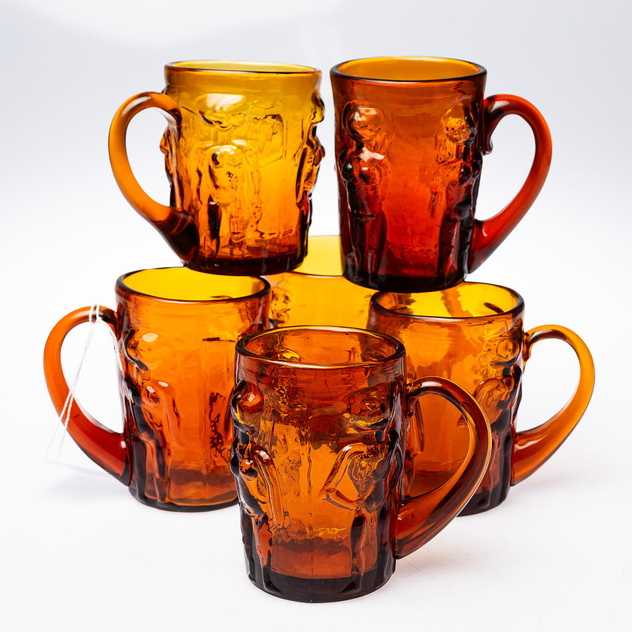 ERIK HÖGLUND. ÖLGLAS, 6 st.