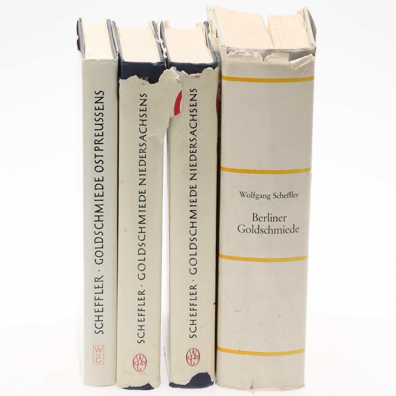 WOLFGANG SCHEFFLER, libros, 4 piezas.