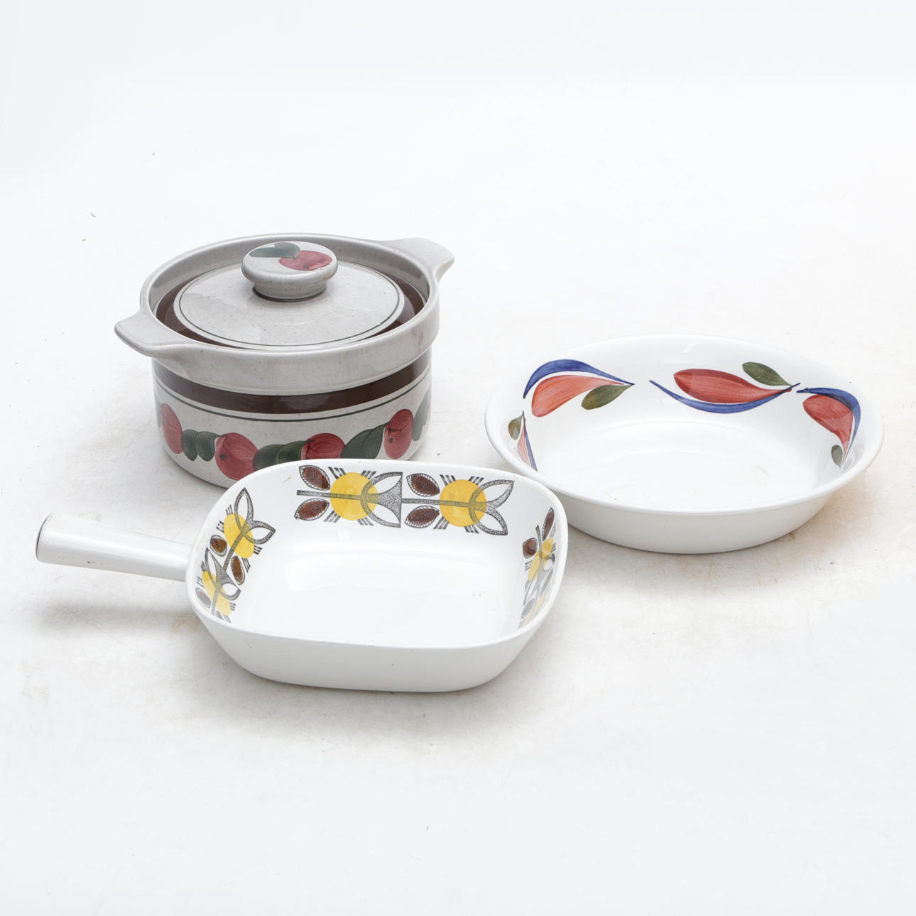A set of three tableware from Rörstrand, mid 20th century.