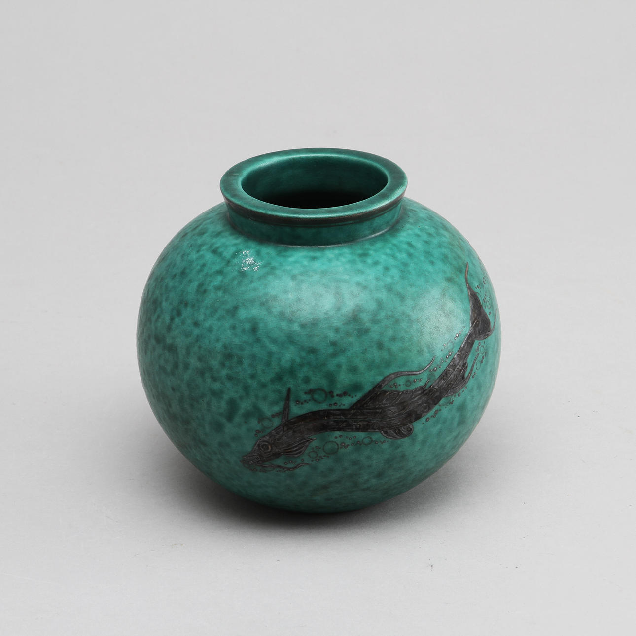 VASE, stentøj, "Argenta" Wilhelm Kåge for Gustavsberg.