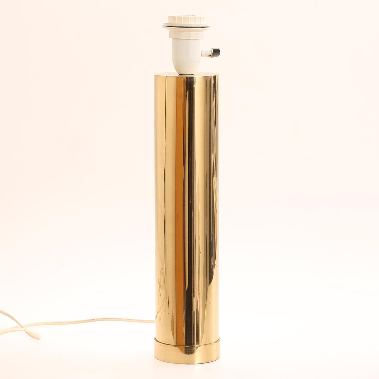 TABLE LAMP, brass, Bergbom, marked B 010.