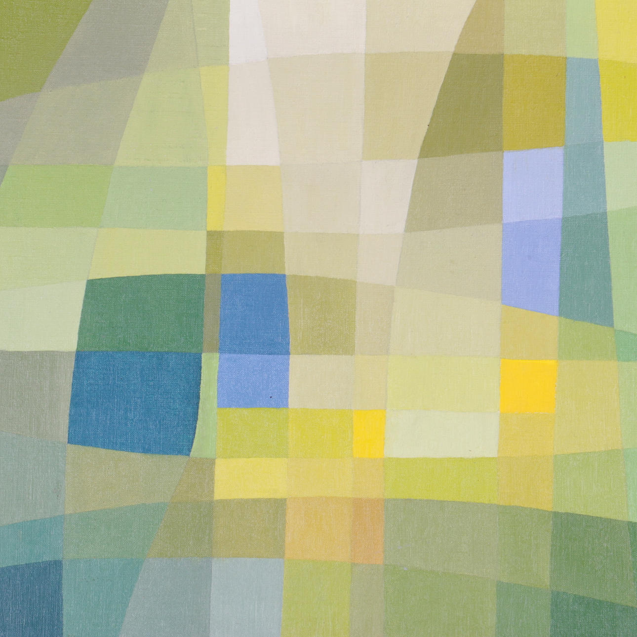 HARRIET EBELING. Olja på duk, "Färgkomposition 300676", signerad.