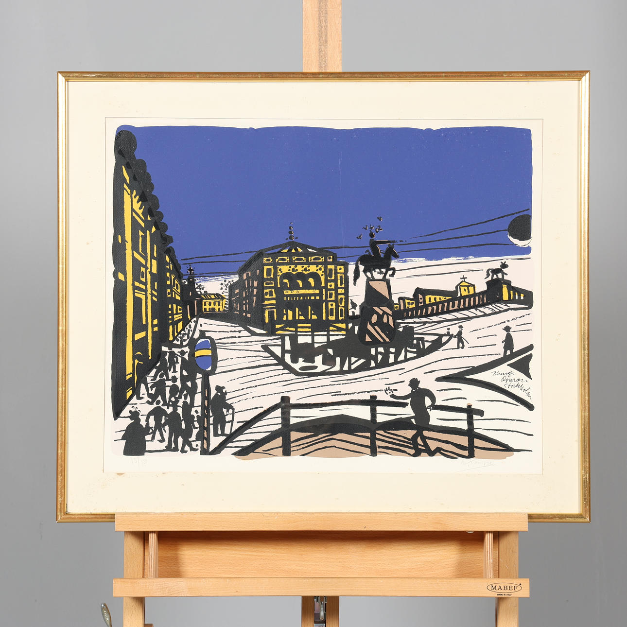 ROLAND KEMPE. LITHOGRAPH, signed and numbered 15/150.