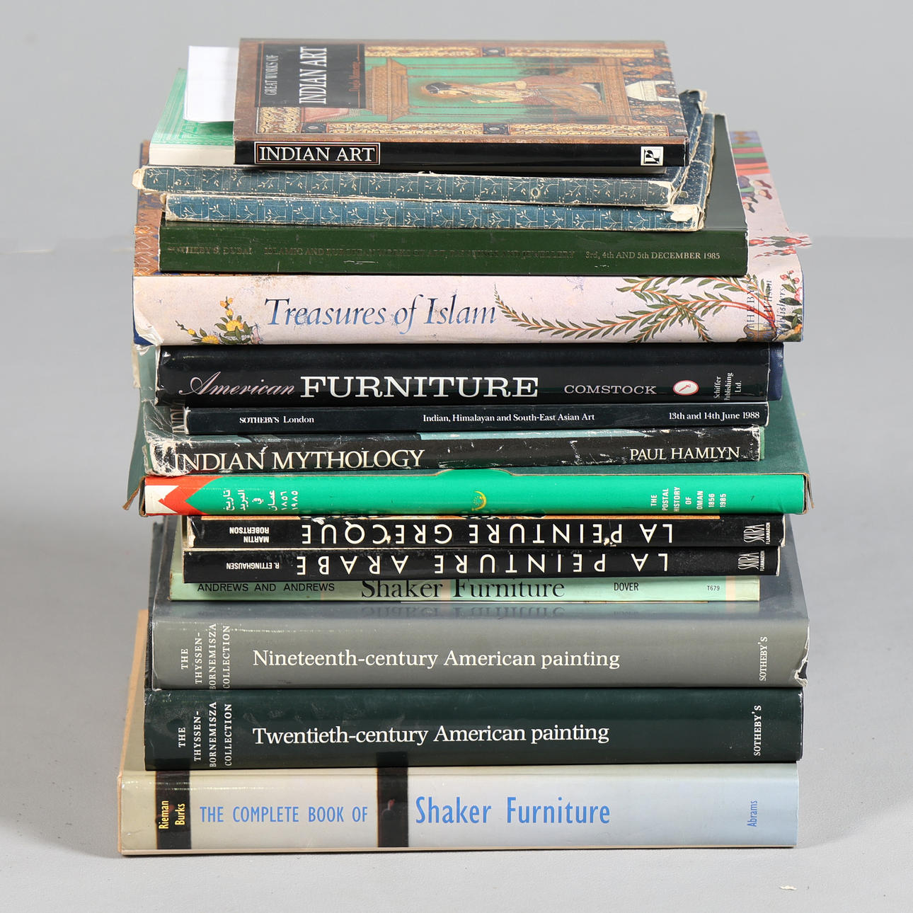 EN SAMLING AF ANTIKKE OPSLAGSBØGER (ANTAL).