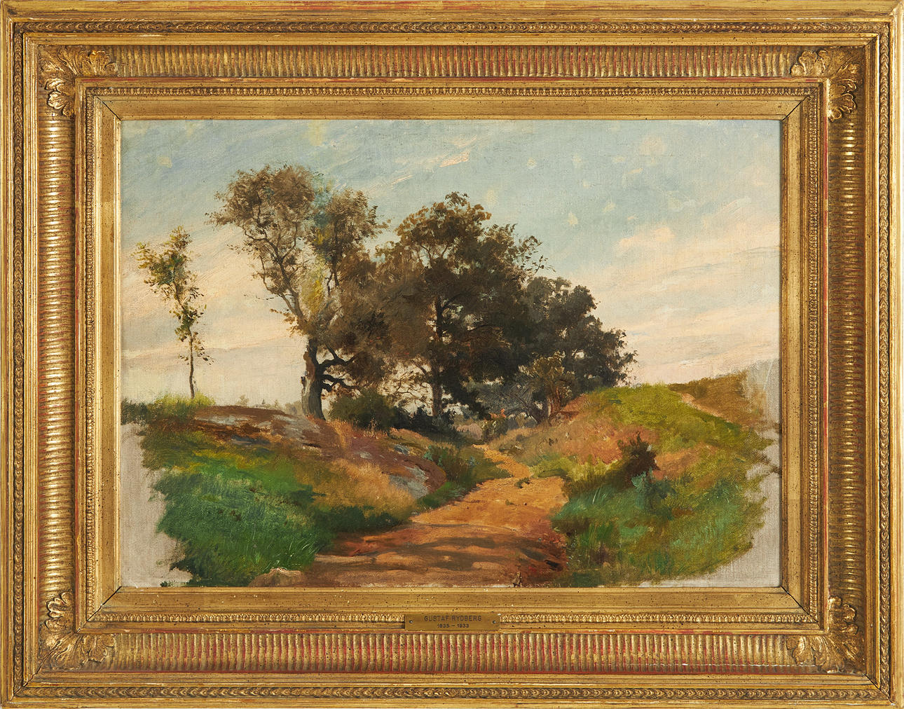 GUSTAF RYDBERG (1835-1933). Landskap. Konst - Måleri - Auctionet