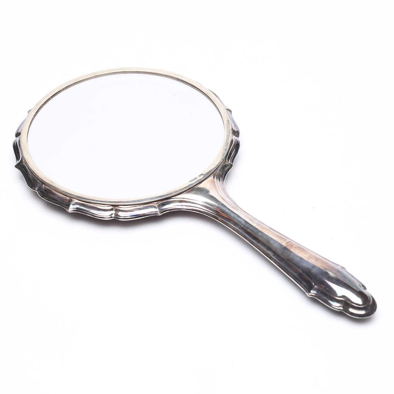 HANDSPEGEL, silver, 1900-tal.