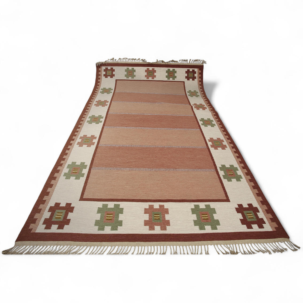 ROLLANKA RUG Pink/Beige.