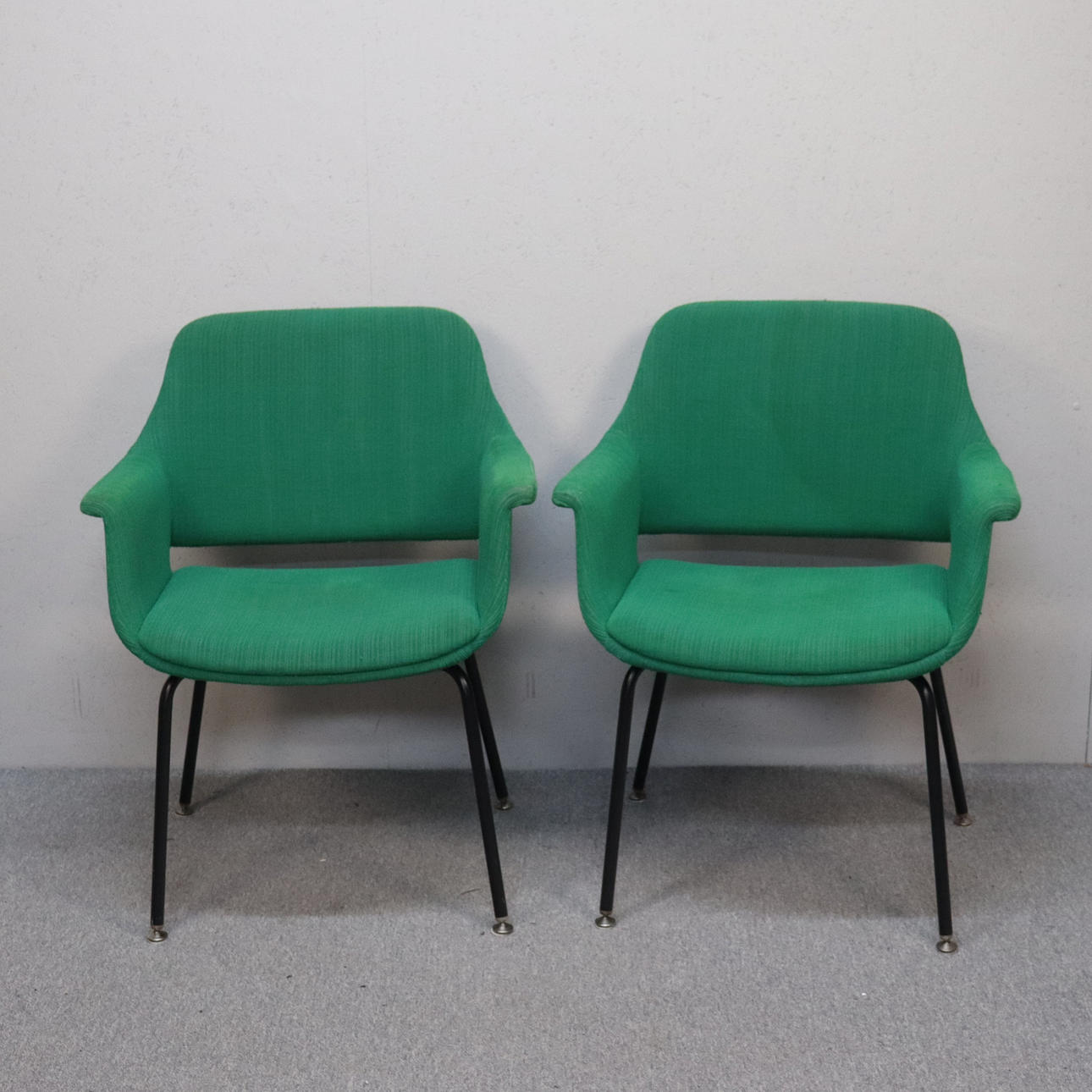 ARMCHAIRS, Asko Export, Finland, “Jupiter”, 1970s, 1 pair.