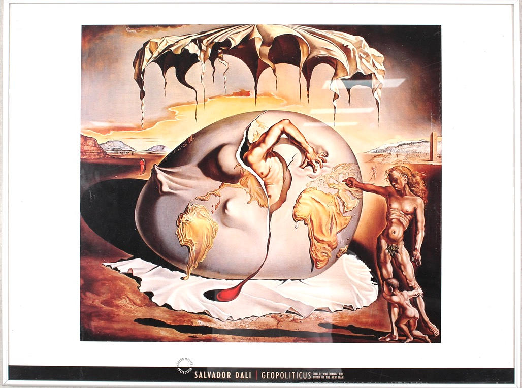 AFTER SALVADOR DALI. Exhibition poster.
