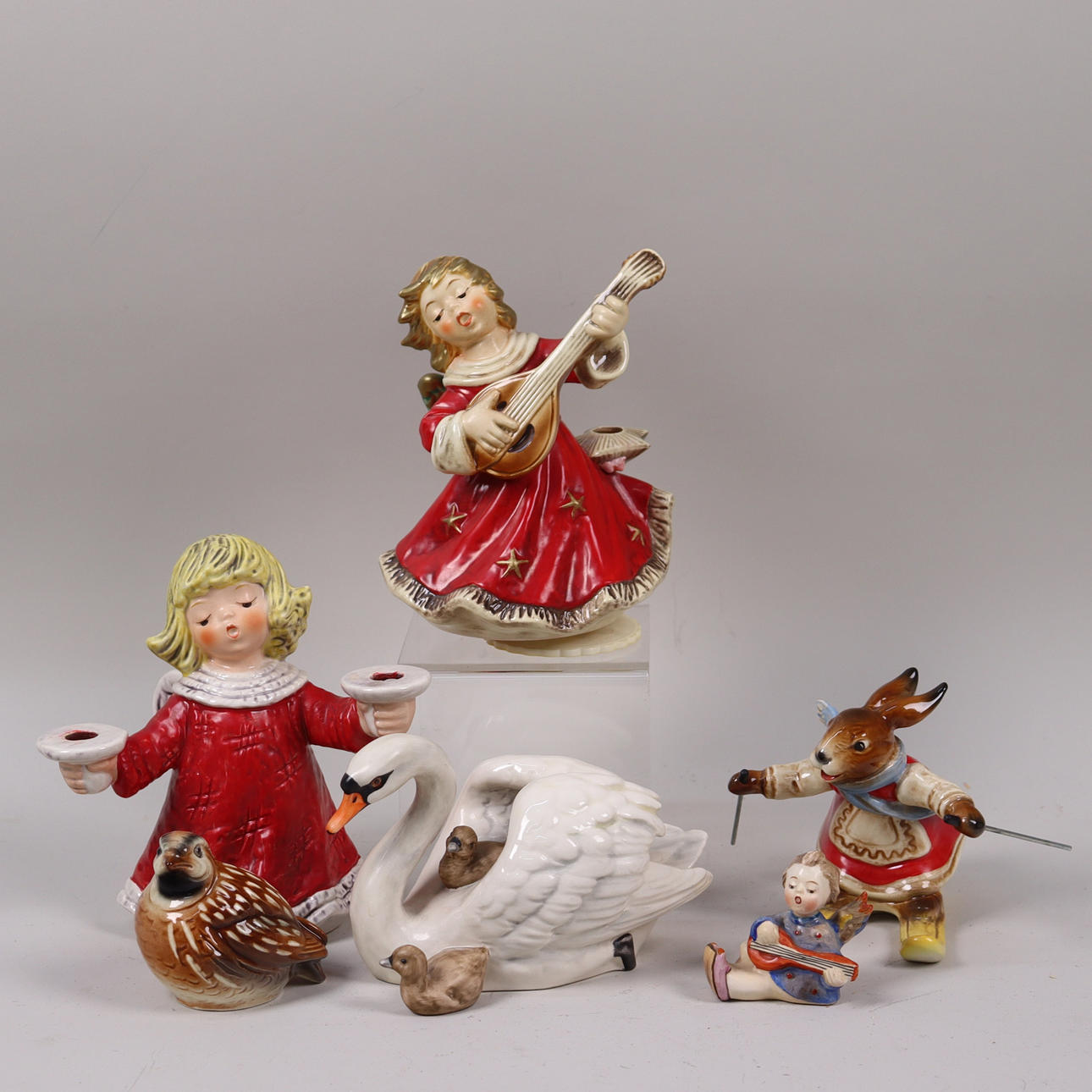GOEBEL, ceramic figurines, 6pcs.