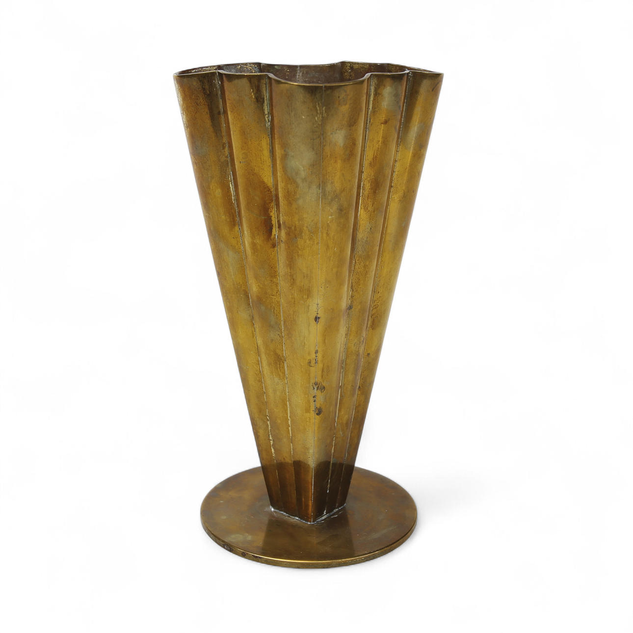 Maljakko, messinki, Ystad Metall.