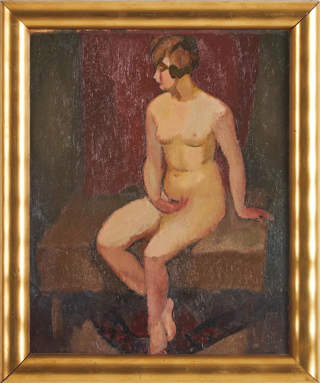 LENNART BLOMQVIST (1879-1954). Weibliches Model.