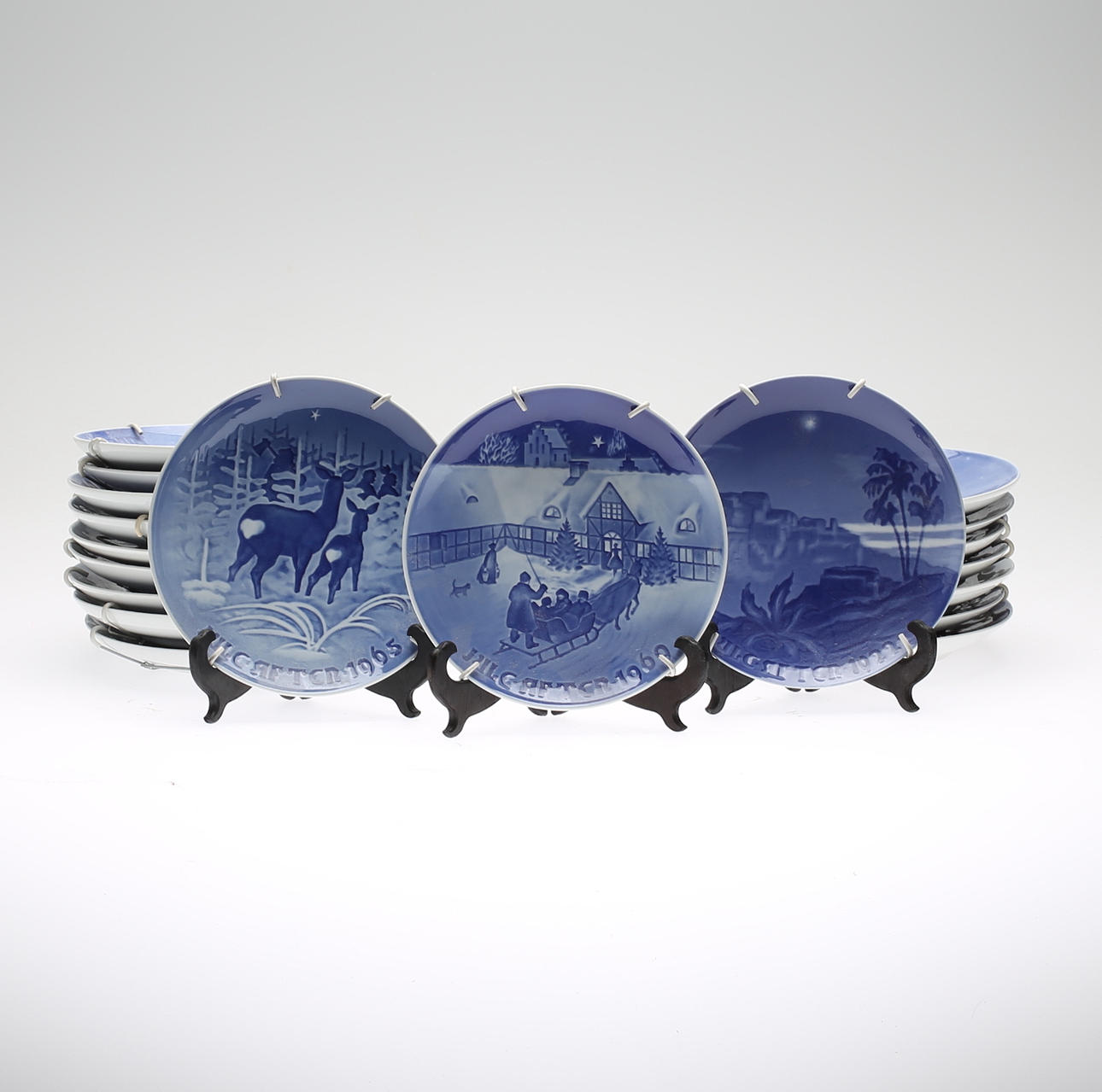 JULTALLRIKAR, 19 st, porslin, Bing o Gröndahl samt Royal Copenhagen.