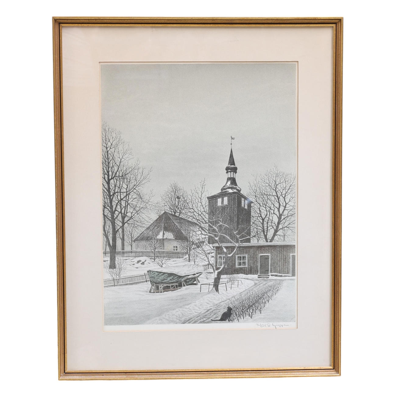 REINHOLD LJUNGGREN. lithograph, signed & numbered 96/125.
