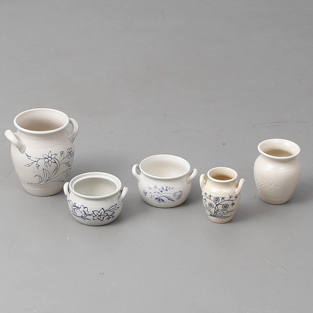 KRUS 6 st, porslin, Gustavsberg, Göteborg, Rörstrand.