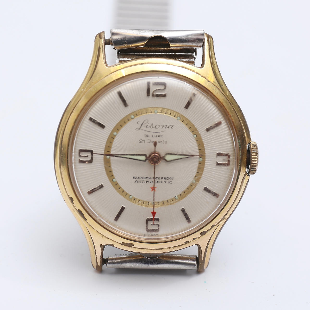 Armbåndsur, Lisona De Luxe, manual.