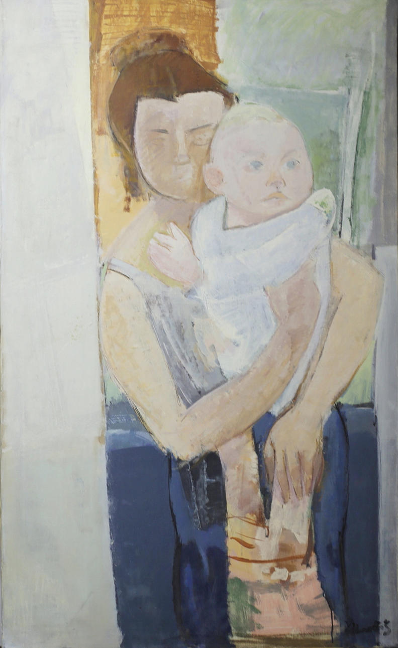 BRUNO MERBITZ, PROF. (1918 BERLIN 1997). Mor och barn.