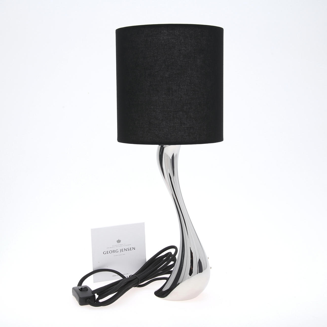 GEORG JENSEN. Table lamp, “Cobra”.