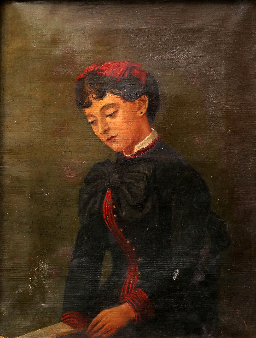CATALAN SCHOOL, 20TH CENTURY. A girl.