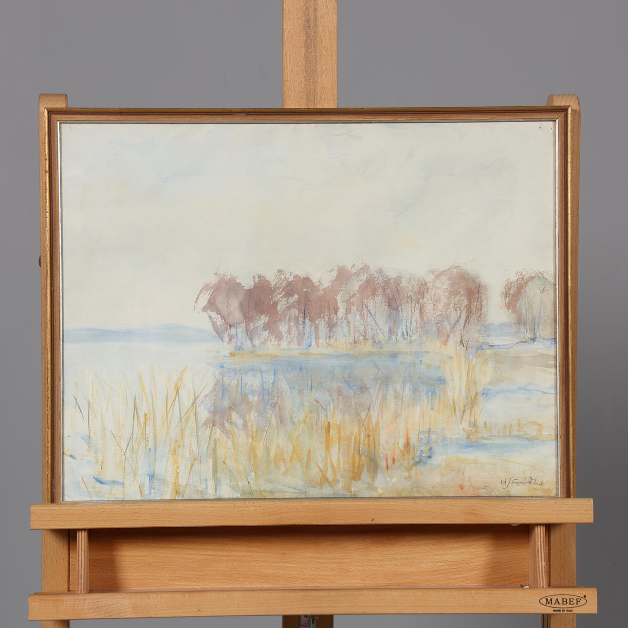 HANS STRIDH. WATERCOLOR, signed.