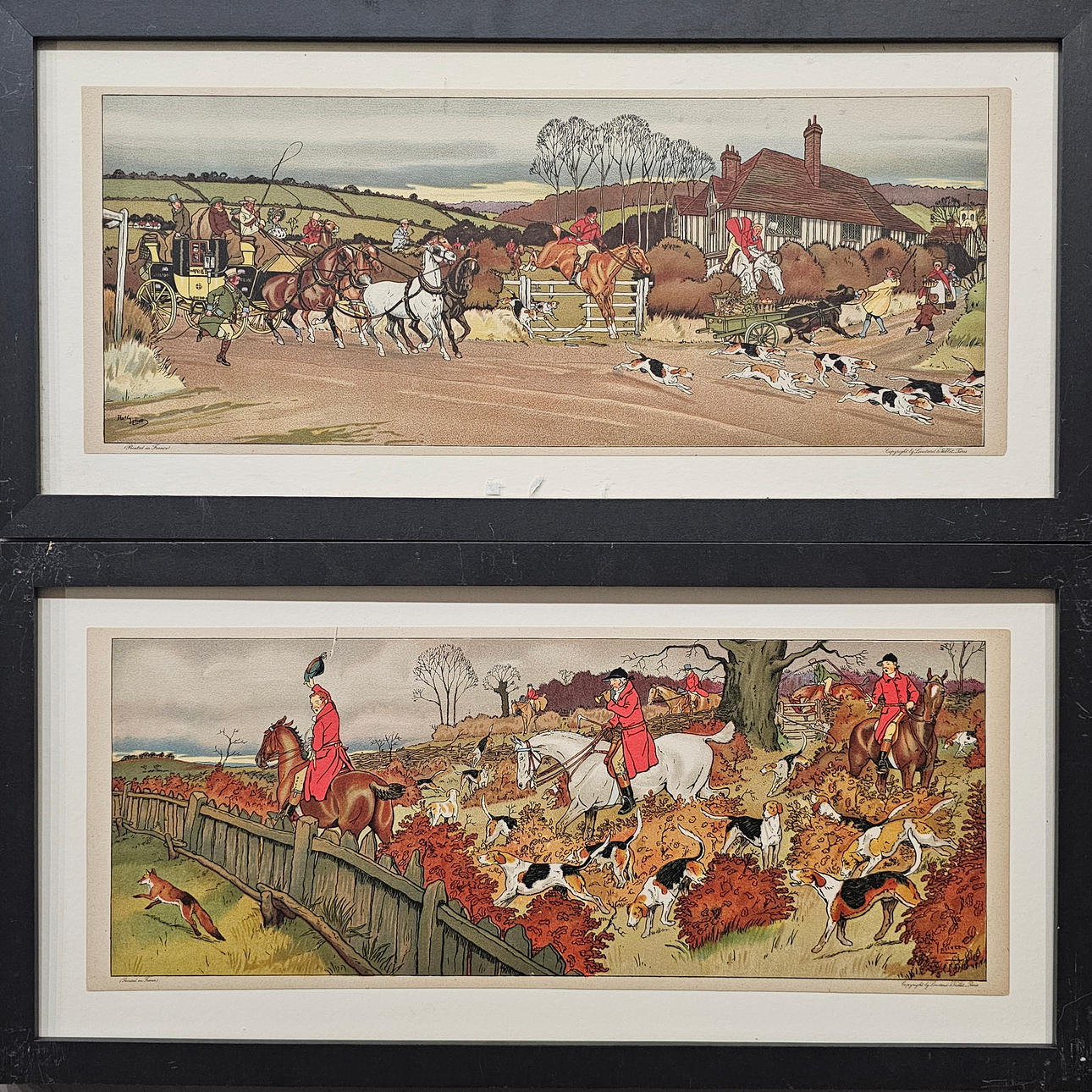 HARRY ELLIOT. PAR JAGTLITOGRAFIER.