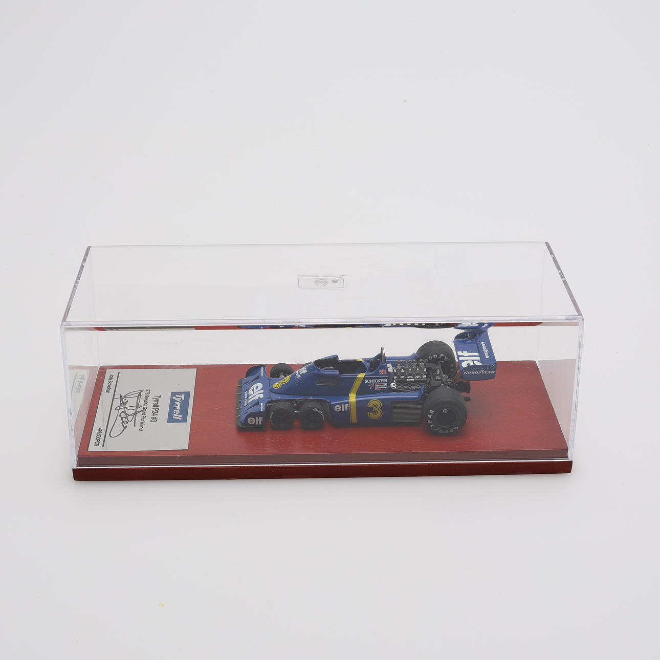 MODEL CAR, TYRELL P34, F1, SIGNATURE SERIES, TRUESCALE MINIATURES, 1:43 SCALE.