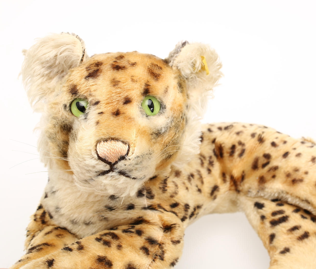 LEKSAK, Steiff, leopard, 1900-tal.