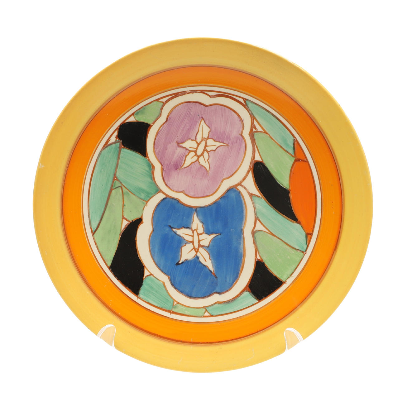 CLARICE CLIFF FANTASY PLADE - GARDENIA.