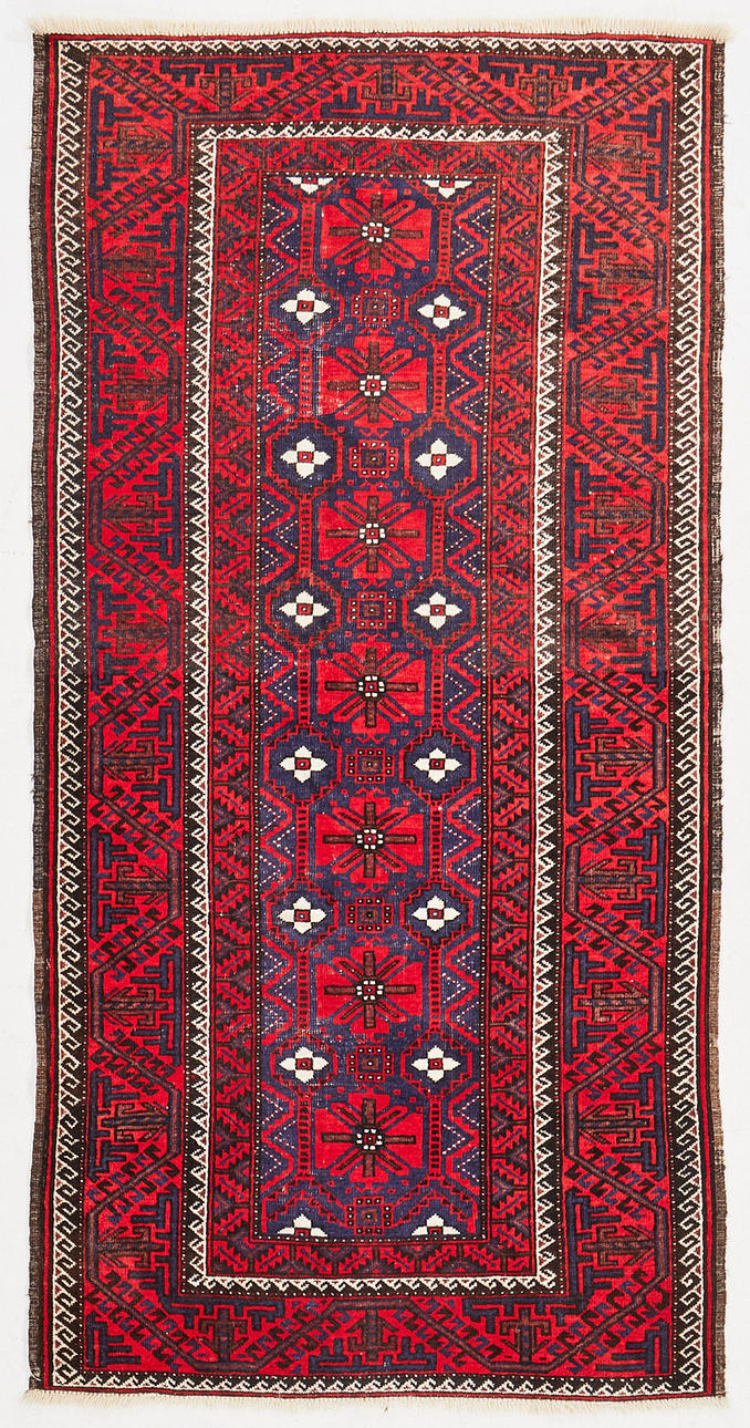 ORIENT CARPET, wool on wool warp.