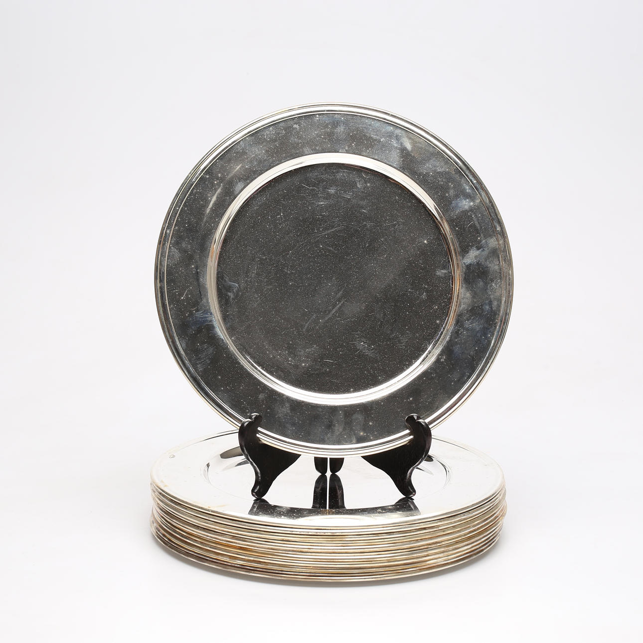 KUVERTPLADER, 12 stk, metal.