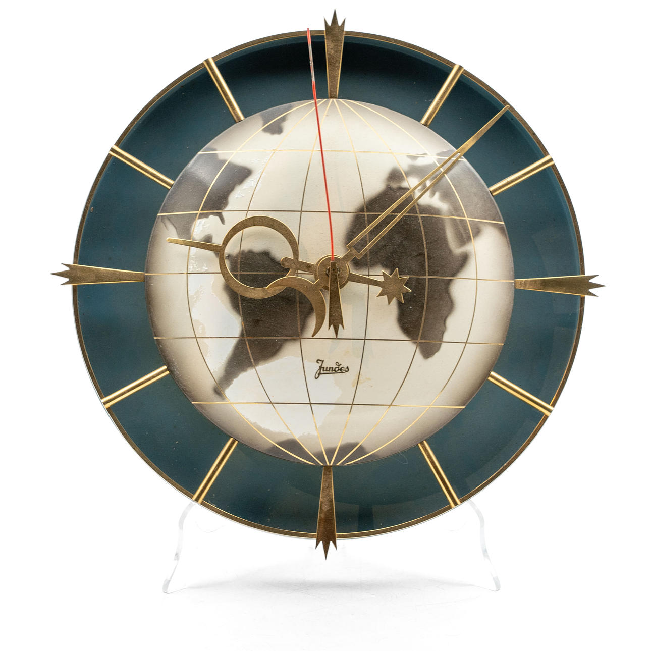 A wall clock, Jundes, 1950s.