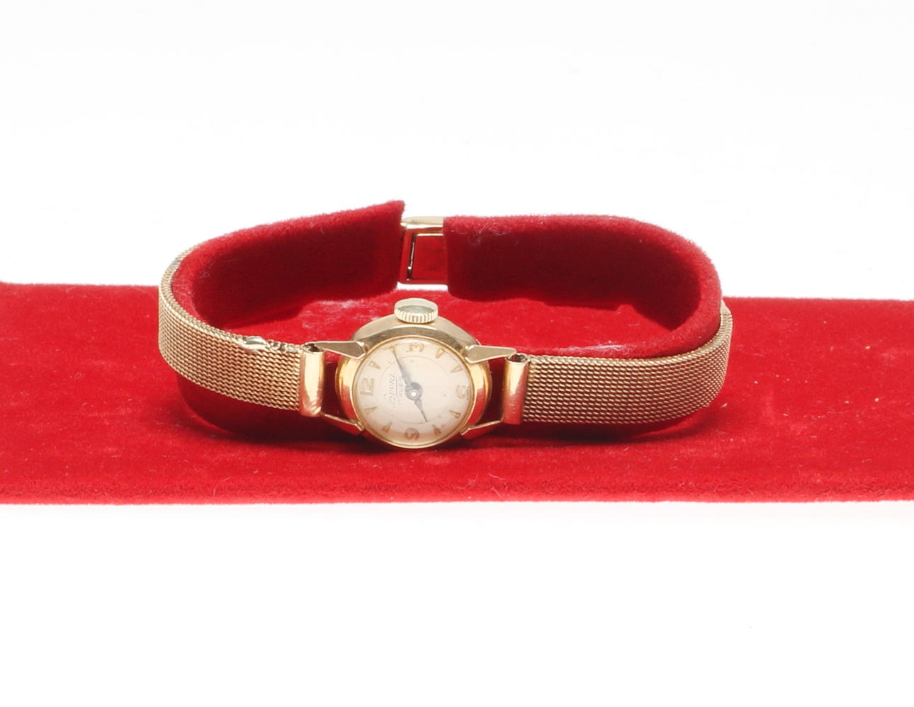 DAMARBANDSUR samt ARMBAND, guld, 18 K.