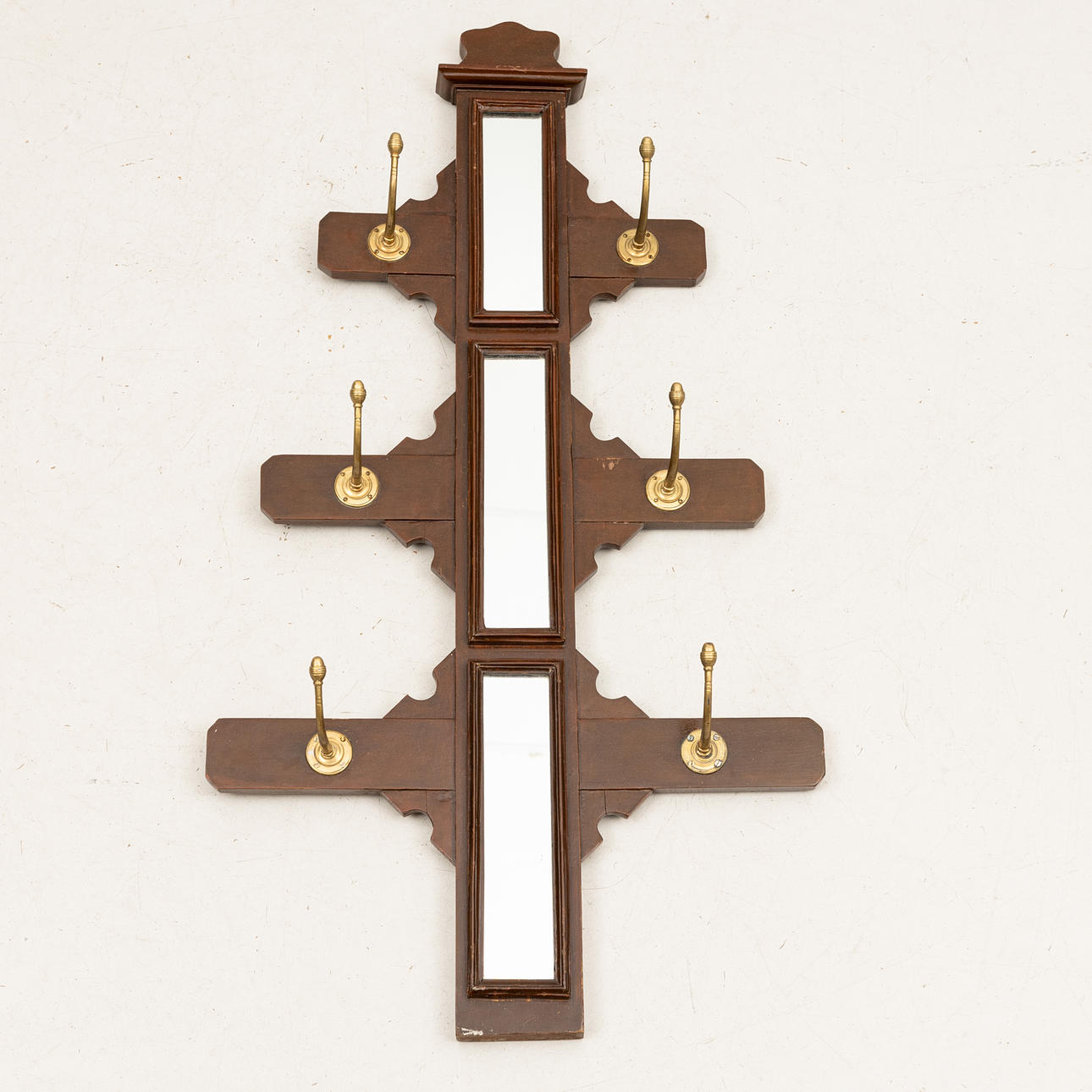 KLÄDHÄNGARE, med 3 speglar, 1900-tal.