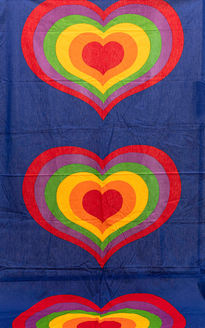 MARIMEKKO. GARDINER, bomuld, 1970'erne.