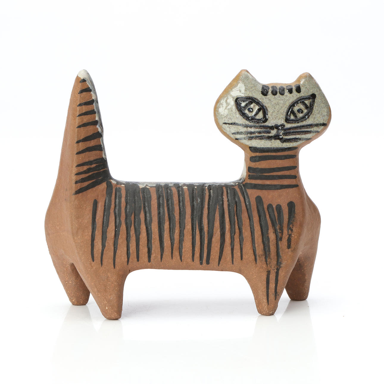 LISA LARSON. FIGURIN. Stengods. Katt. Omärkt.