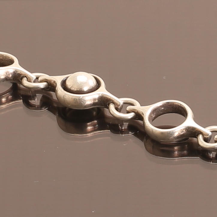GEORG JENSEN. Armband, "Sphere" sterlingsilver, Danmark.
