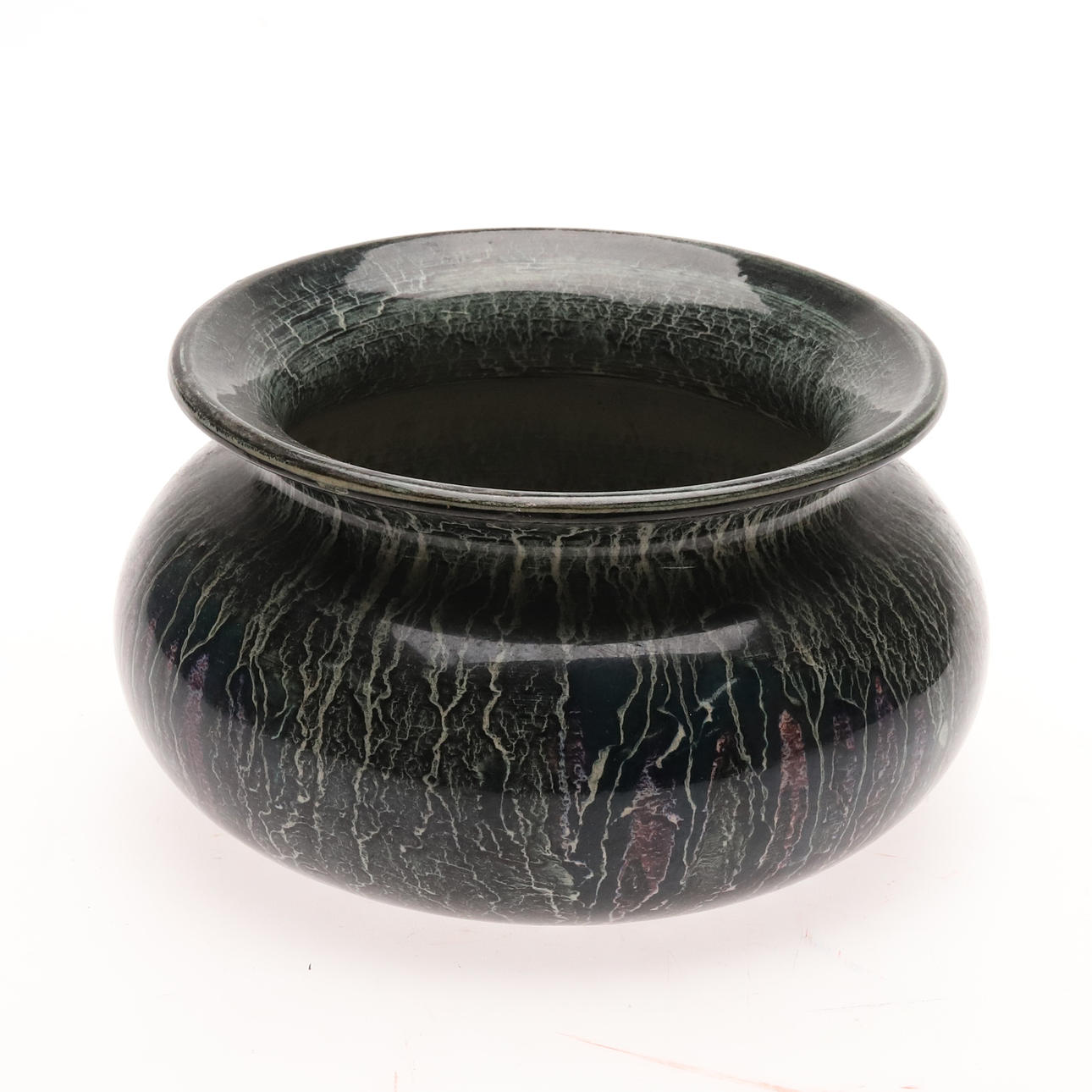 SPIT CUP. Glazed stoneware, “Granit” Gustavsberg.