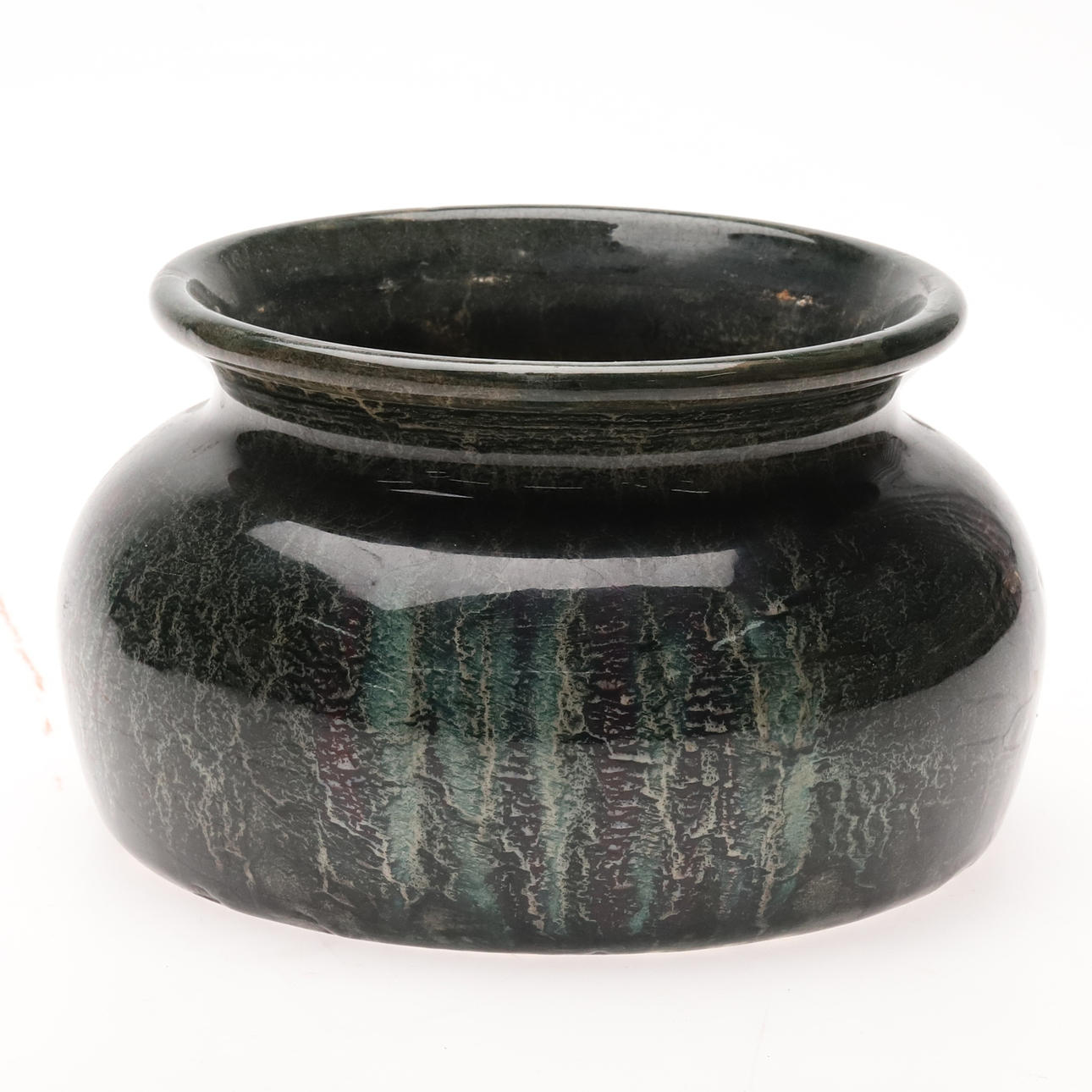 SPIT CUP. Glazed stoneware, “Granit” Gustavsberg.