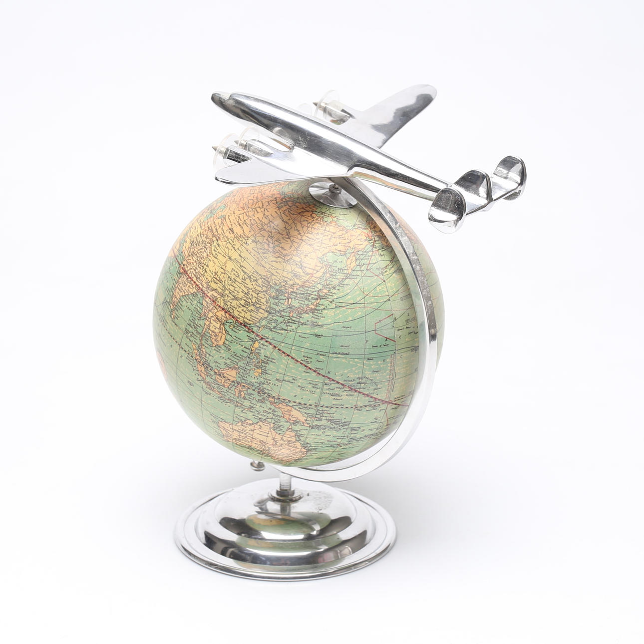 JORDGLOB/FLYGPLANSMODELL, samtida.