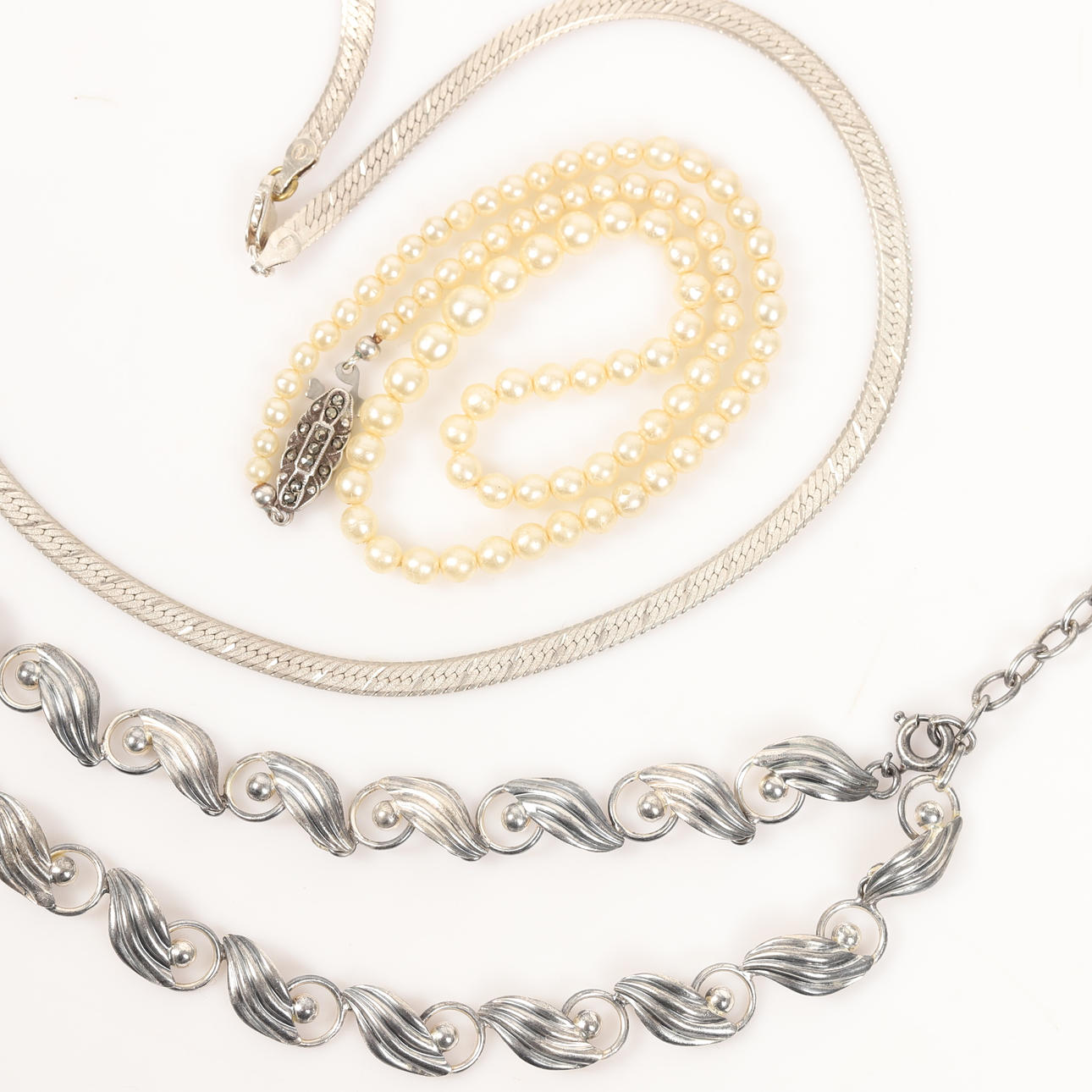 COLLIEER, 3 pieces, silver.