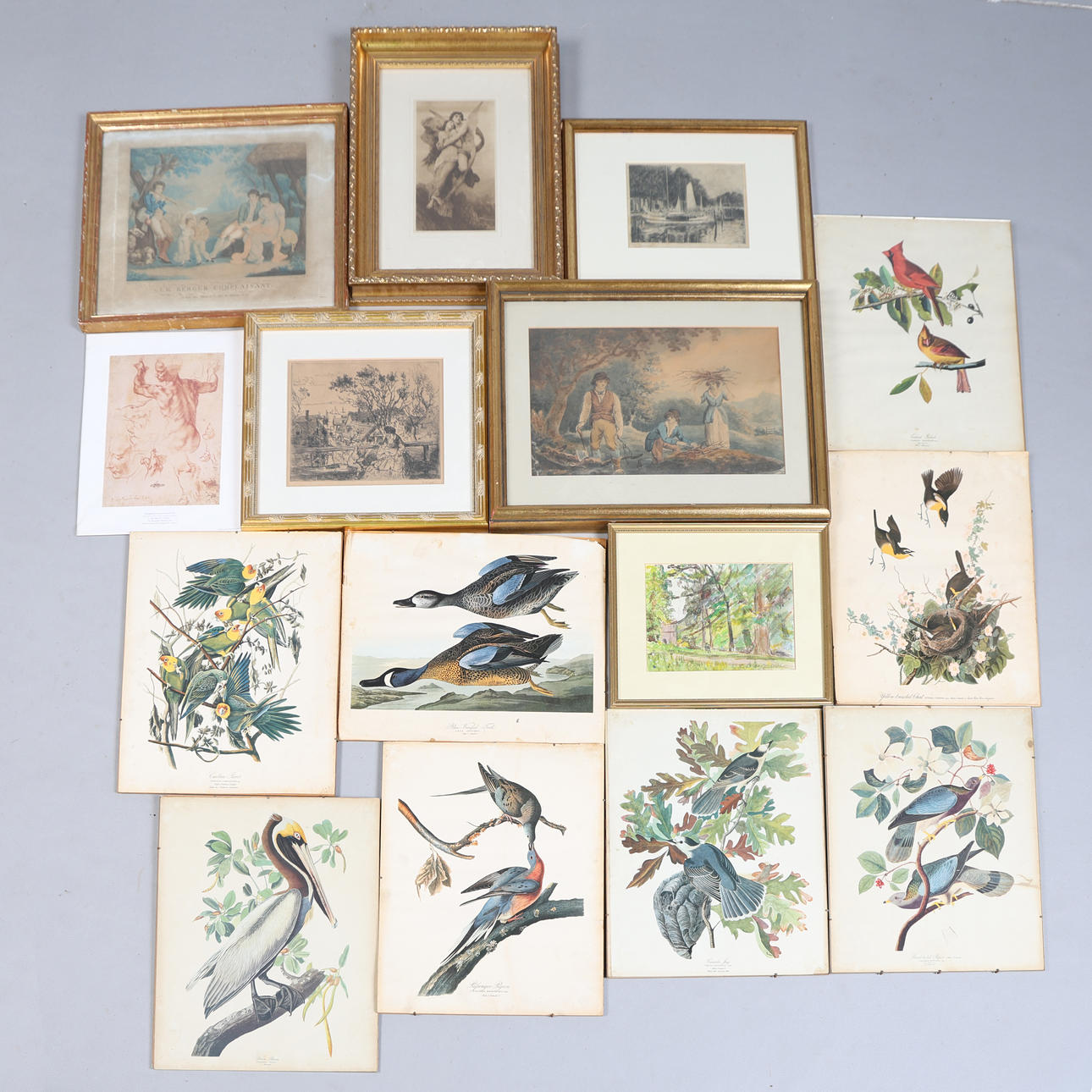 A COLLECTION OF PRINTS & ENGRAVINGS (QTY).