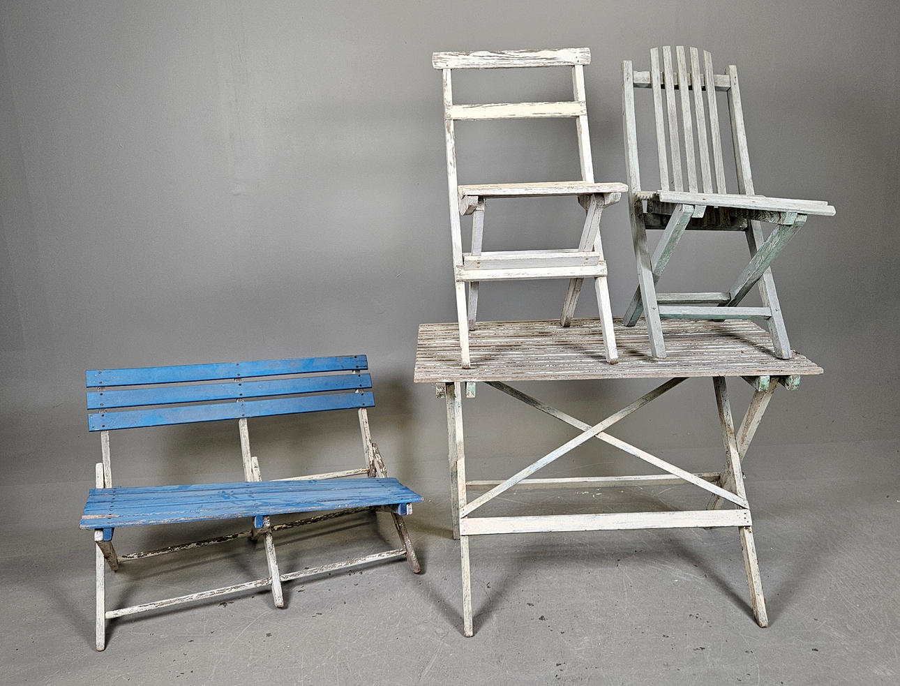 HAVEMØBLER, 4 stk., 20. årh.