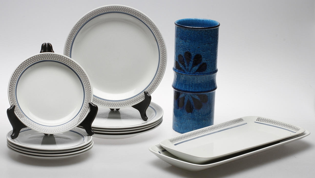 GLAS OCH KERAMIK, Sverige, 1900-talets andra hälft.