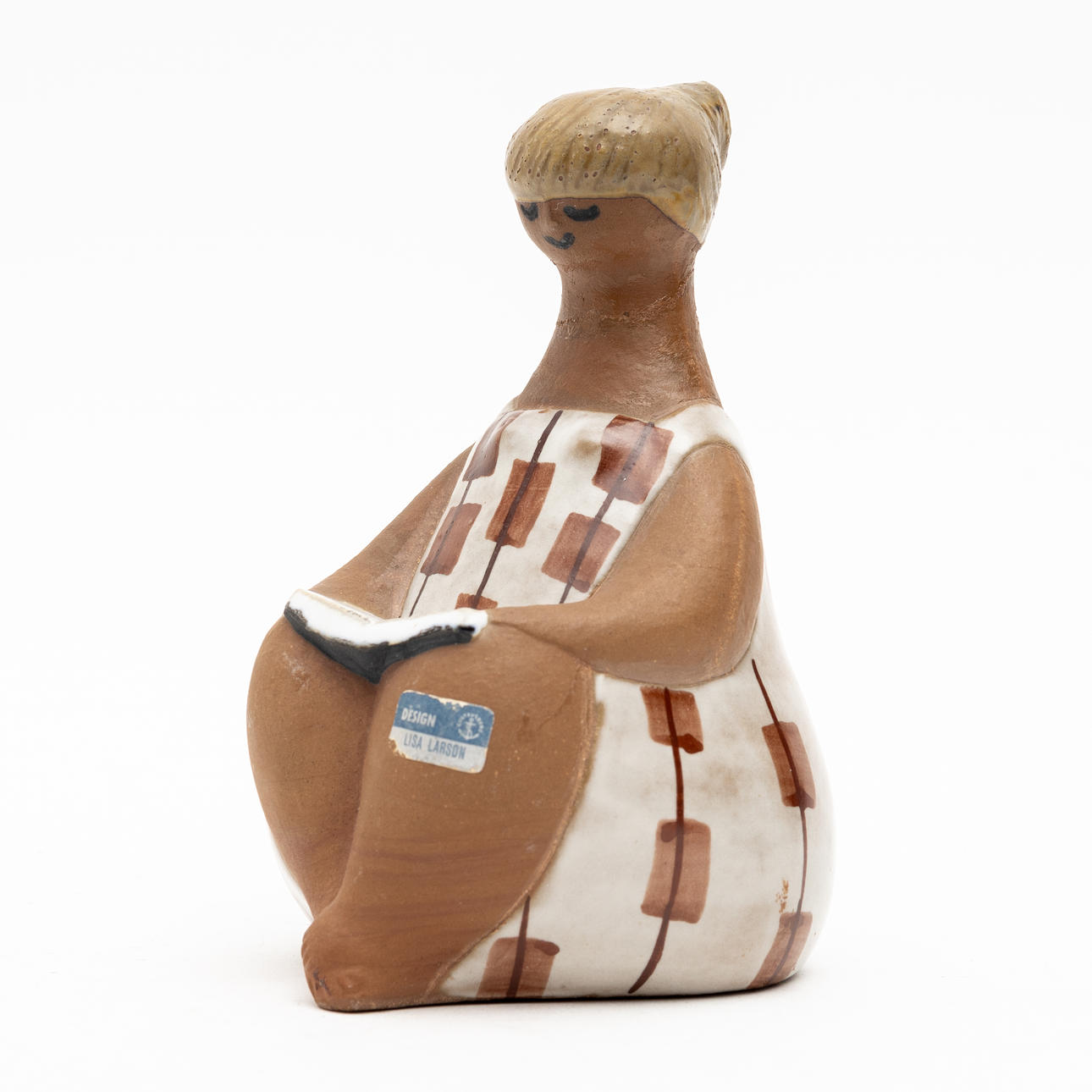 LISA LARSON. „Charlotta“ figur, stentøj, Gustafsberg.