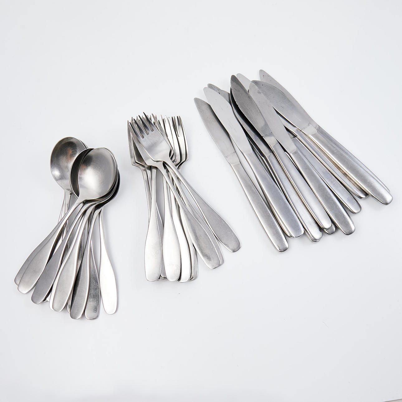 SIGURD PERSSON. Besteck, 38 teilig, „Servus“, Edelstahl.
